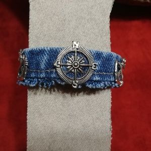 Nautical Denim Bracelet